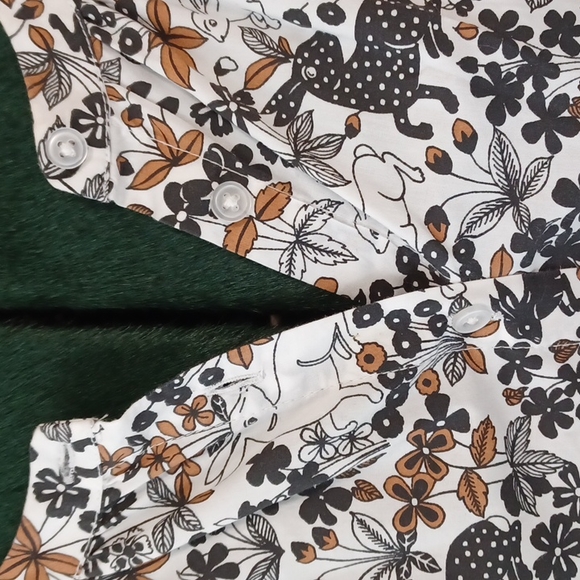 LOFT Outlet animal print blouse - Picture 4 of 10